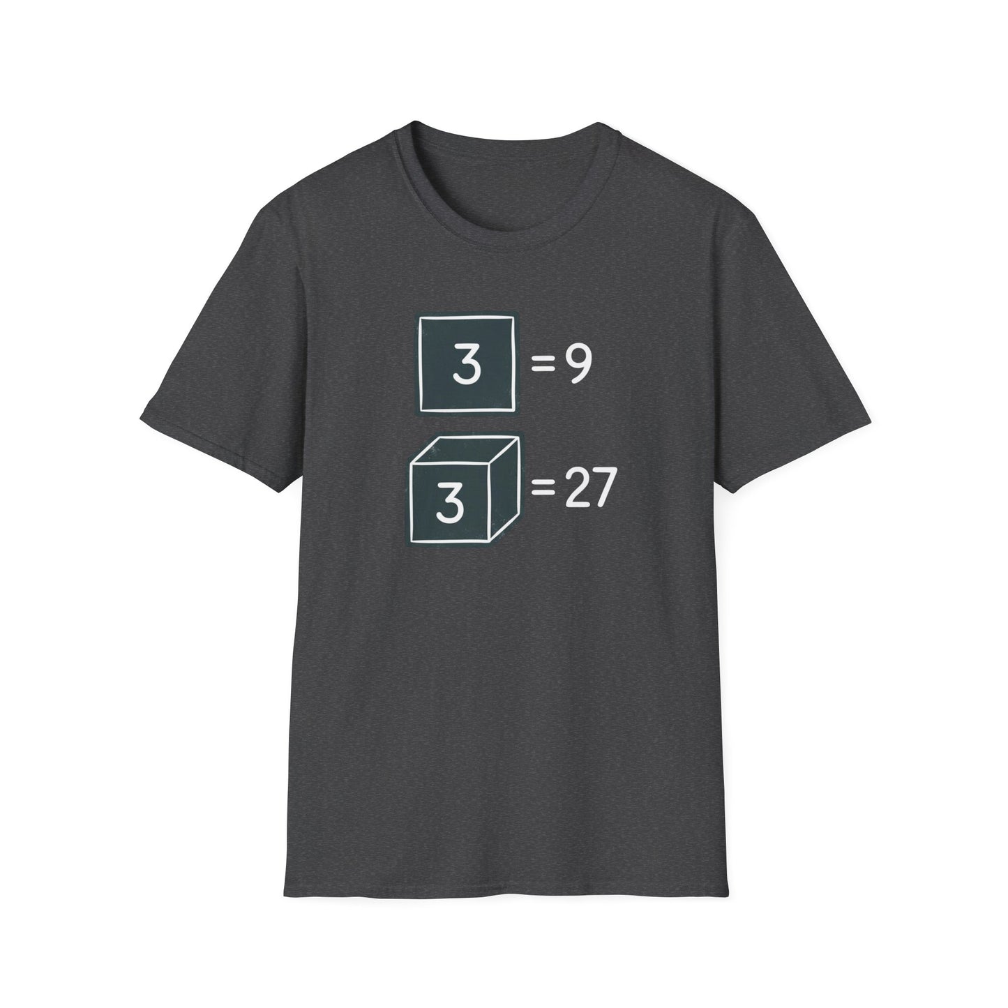 3² Or 3³ - Math Humor T-Shirt