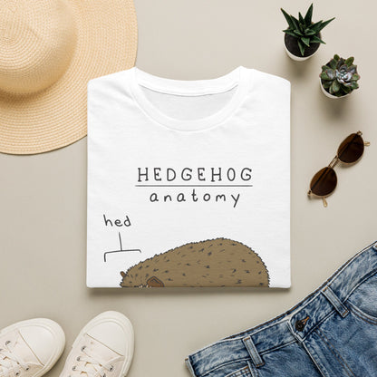 Certified Hedgehog Anatomy Expert - Science Meme T-Shirt