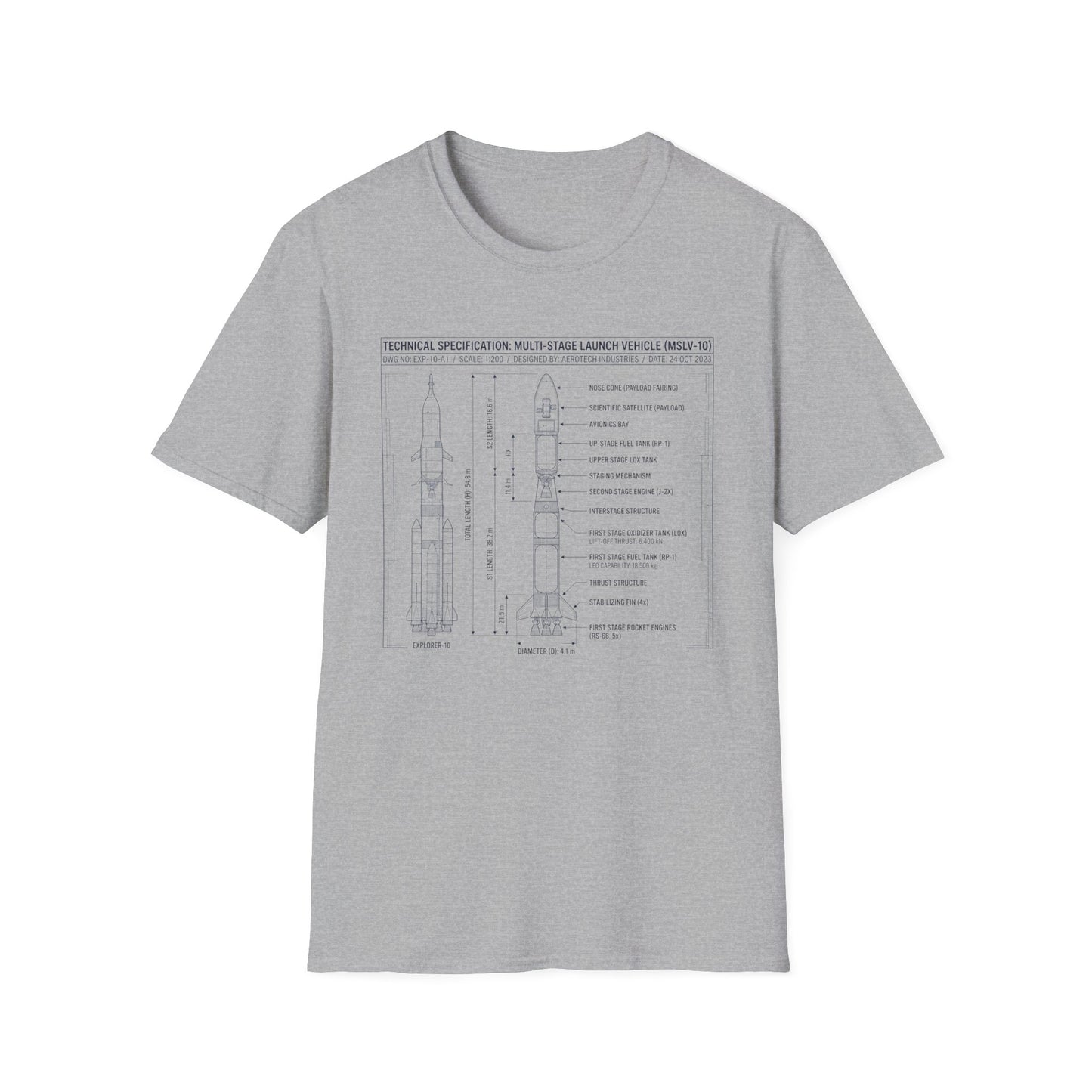 Launch Vehicle - Astronomy T-Shirt