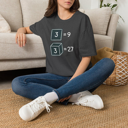 3² Or 3³ - Math Humor T-Shirt