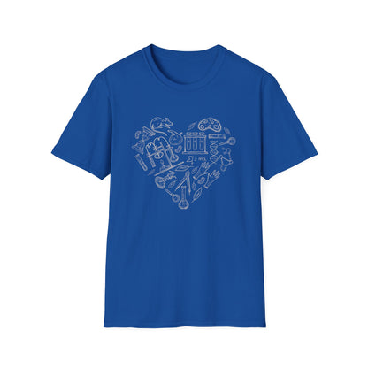 My Heart Runs On Science - Biology T-Shirt