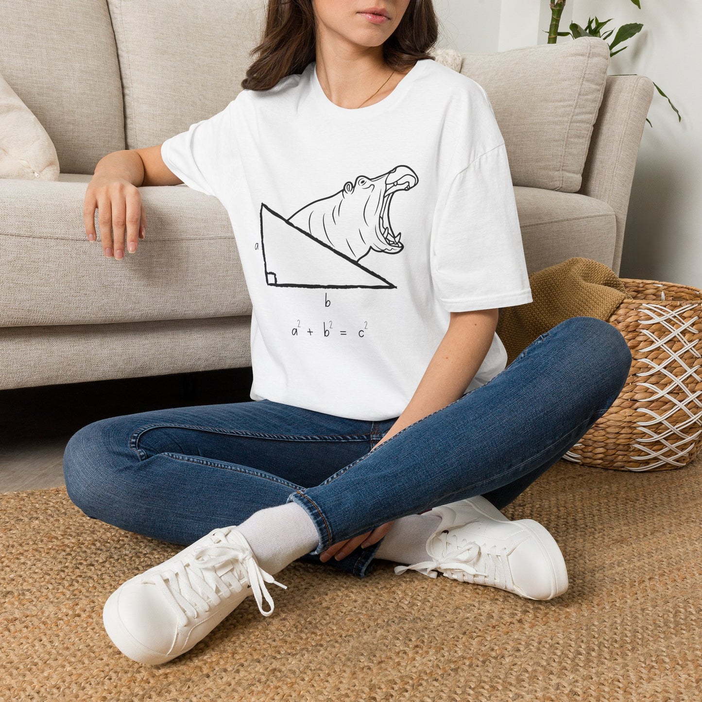 Hippopotamus - Maths T-Shirt