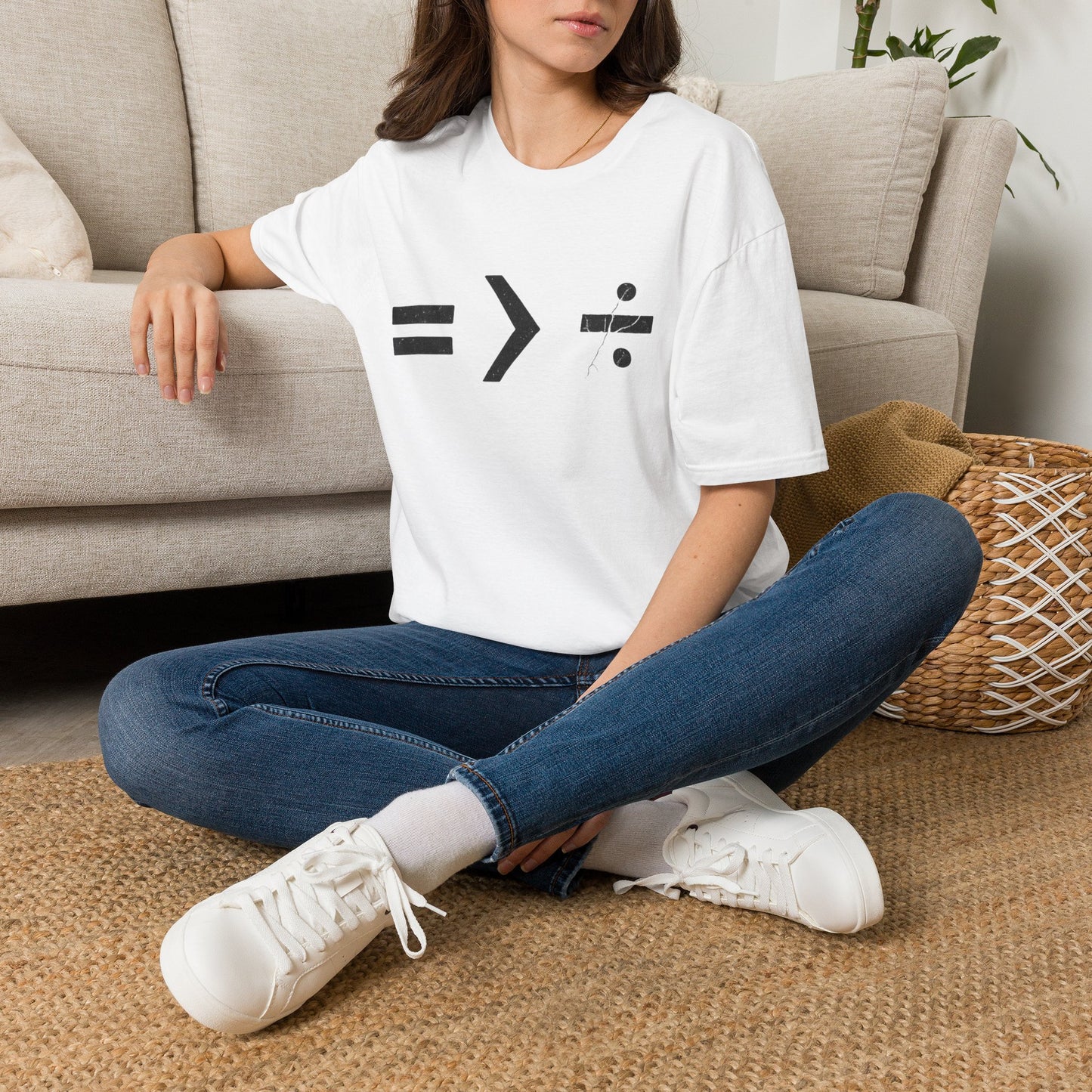 Equality is Greater than Division - Maths T-Shirt