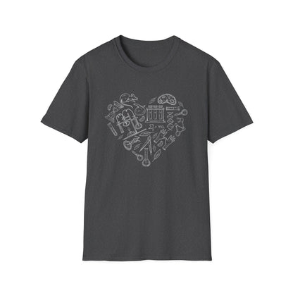 My Heart Runs On Science - Biology T-Shirt