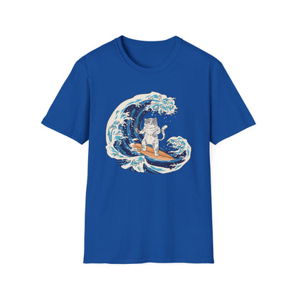 Riding The Wave Of Good Taste - Cat Science T-Shirt