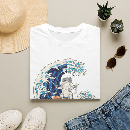 Riding The Wave Of Good Taste - Cat Science T-Shirt