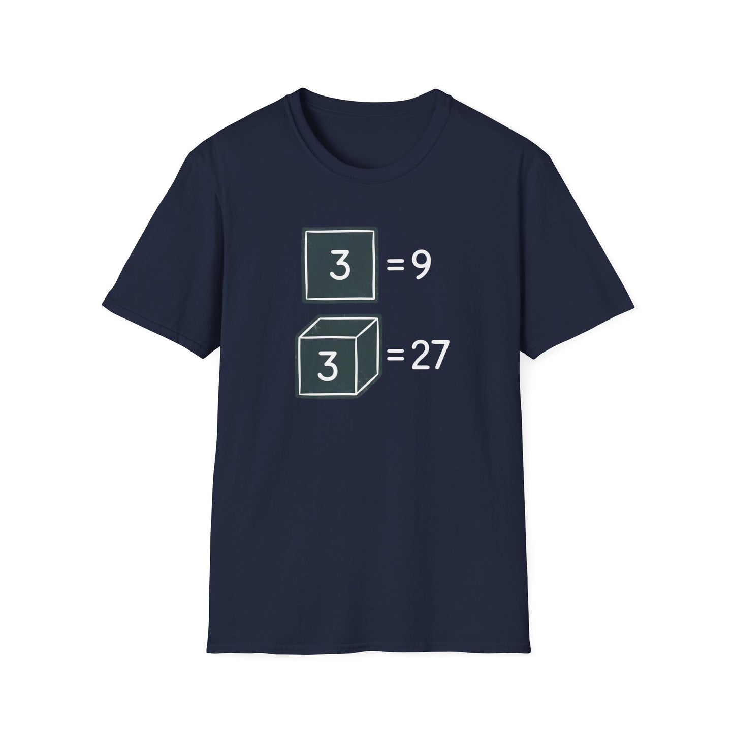 3² Or 3³ - Math Humor T-Shirt