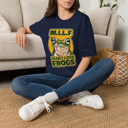 Man I Love Frogs - Biology T-Shirt