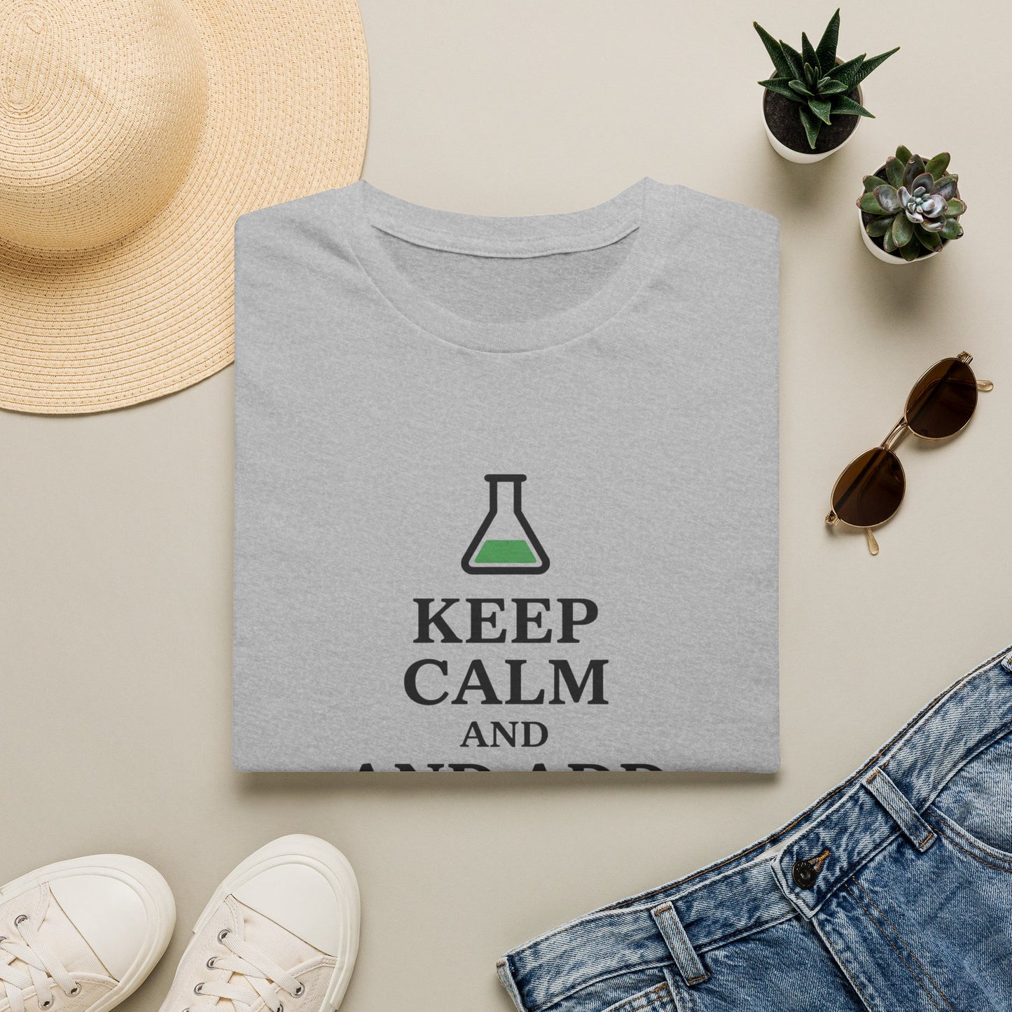 Keep Calm And Add Acid - Chemistry T-Shirt