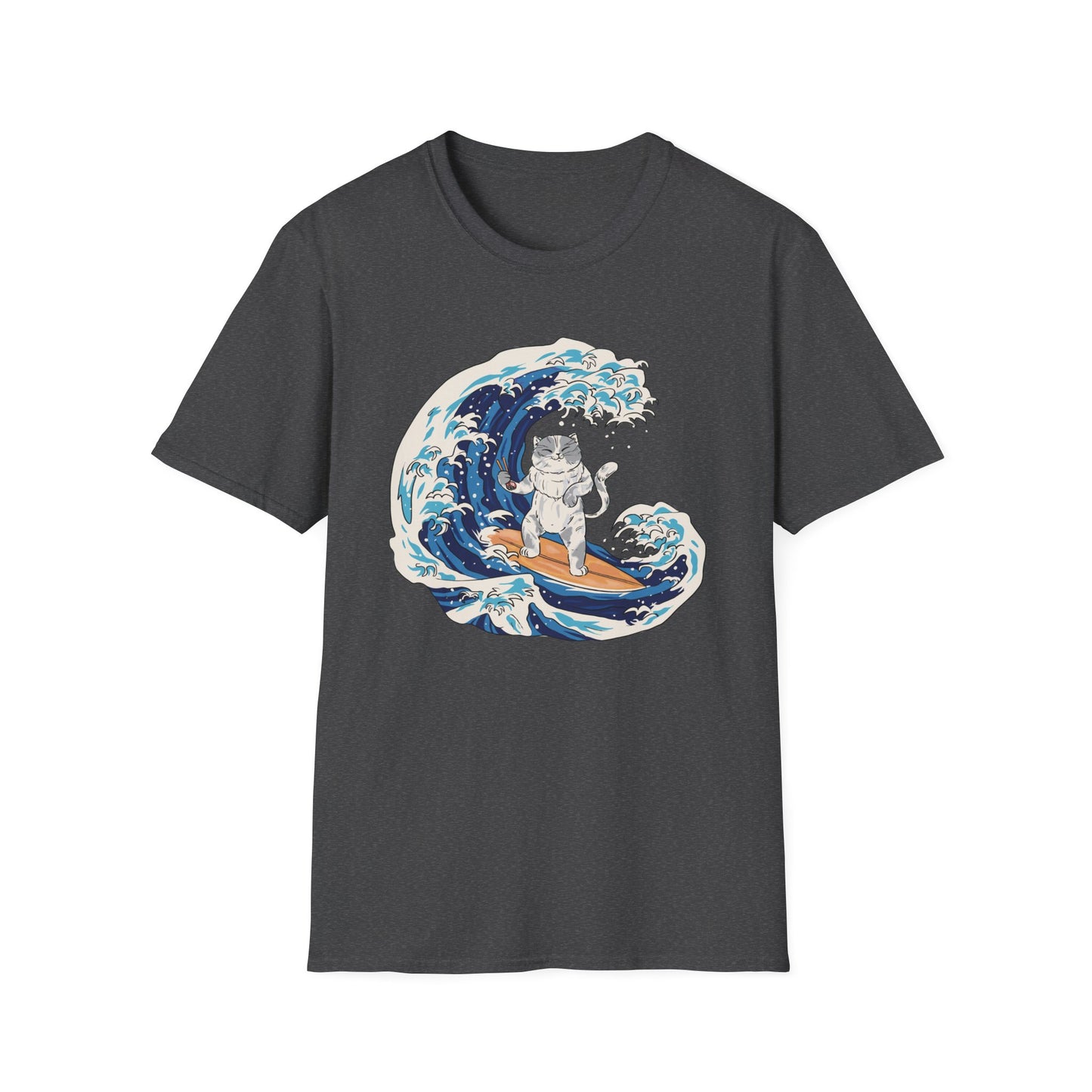 Riding The Wave Of Good Taste - Cat Science T-Shirt
