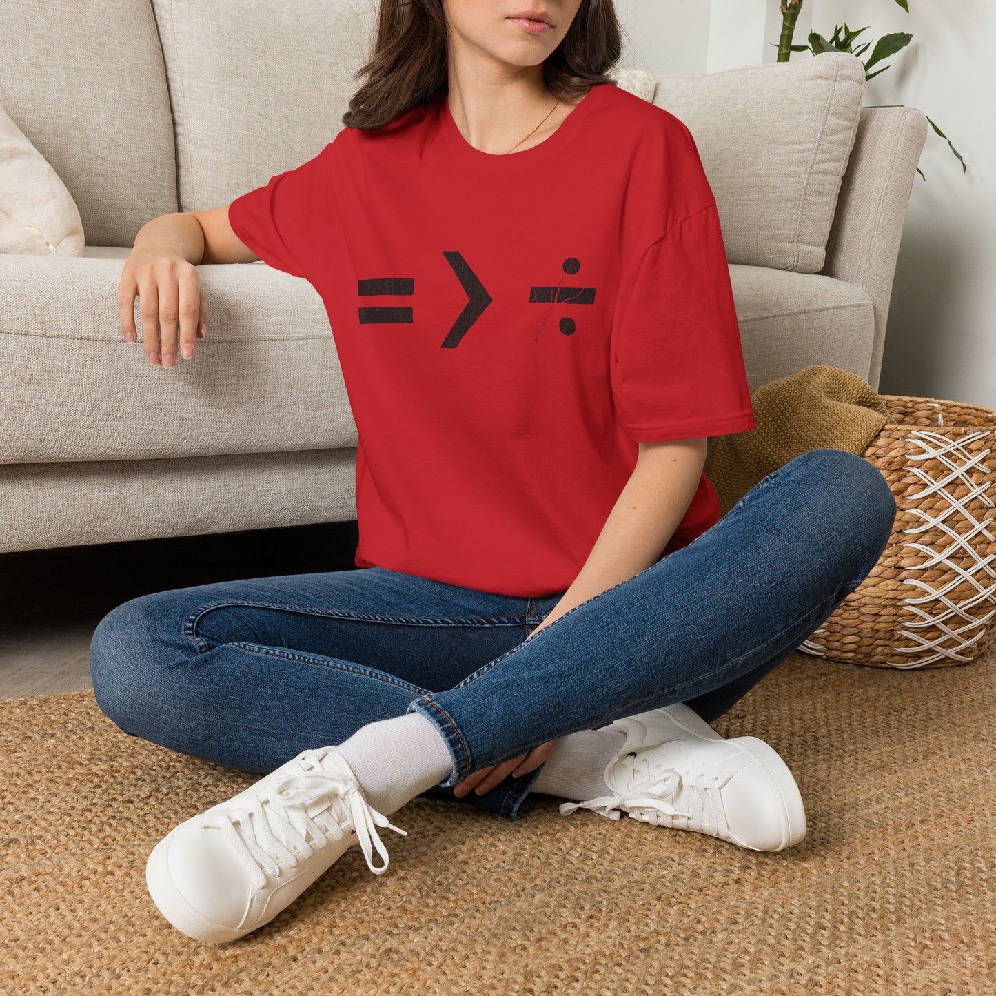 Equality is Greater than Division - Maths T-Shirt