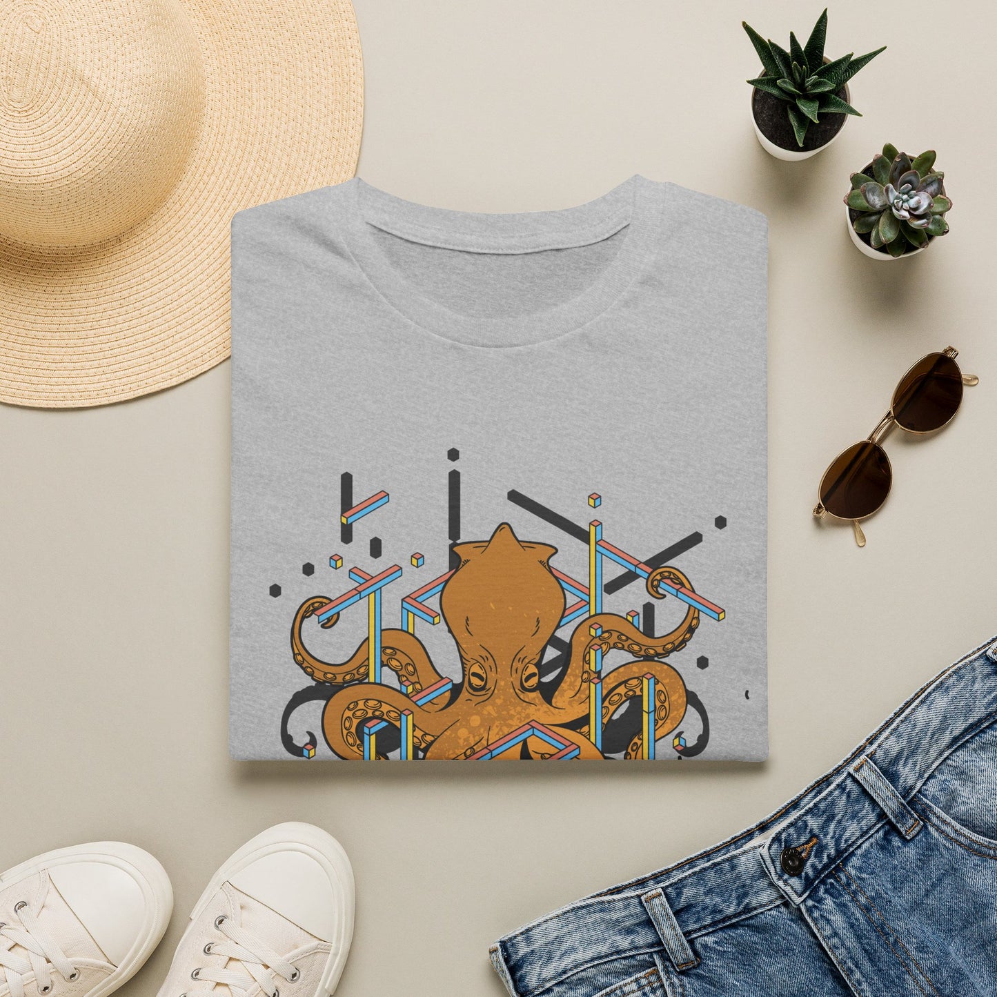 Geometry Never Looked So Tentacular - Math T-Shirt