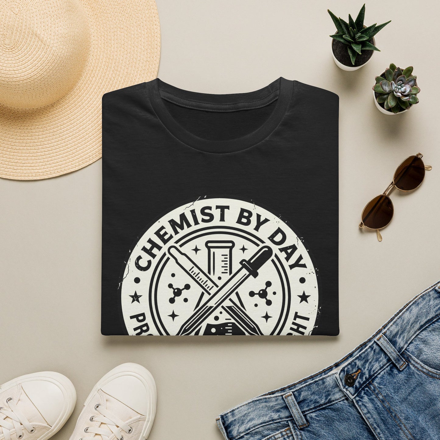 Chemist by Day - Chemistry T-Shirt