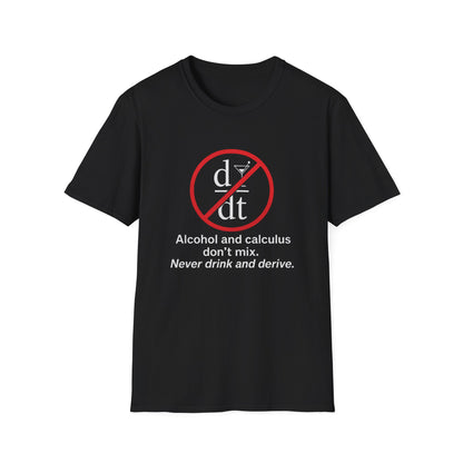 "Alcohol and Calculus" Unisex Softstyle T-Shirt