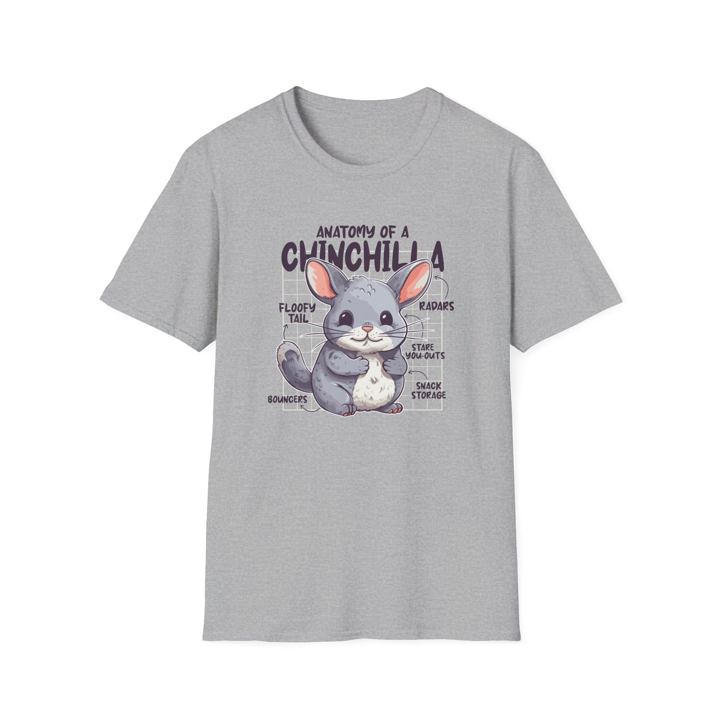 Certified Chinchilla Anatomy Expert - Science Meme T-Shirt