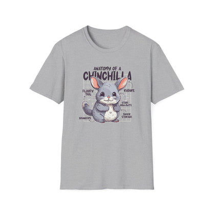 Certified Chinchilla Anatomy Expert - Science Meme T-Shirt