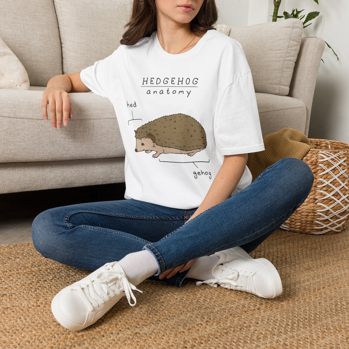 Certified Hedgehog Anatomy Expert - Science Meme T-Shirt