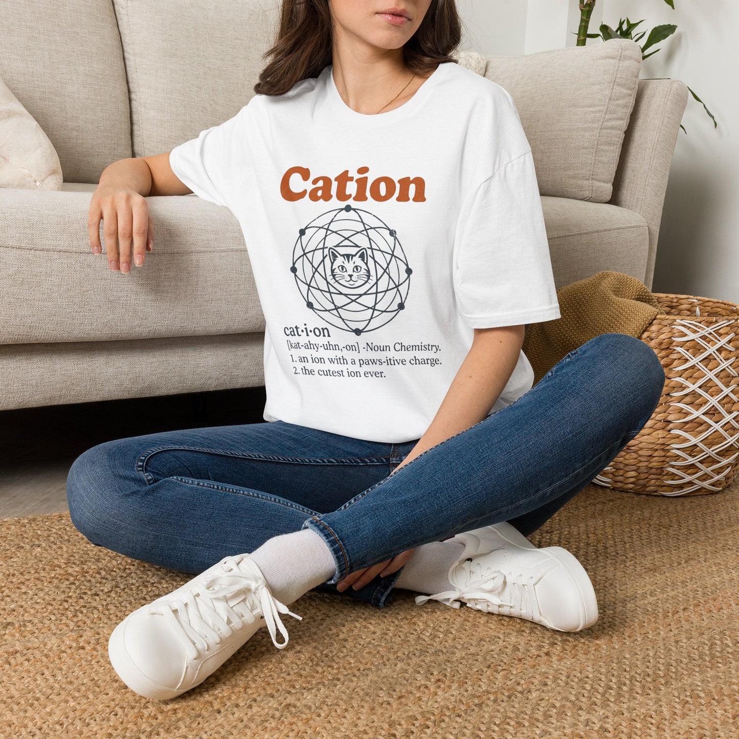 Stay Positive Be A Cation - Chemistry T-Shirt