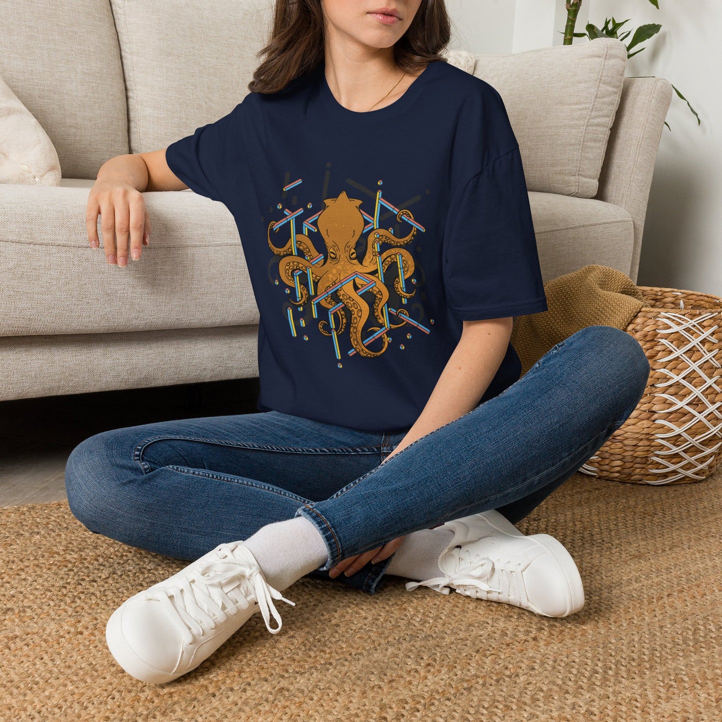 Geometry Never Looked So Tentacular - Math T-Shirt