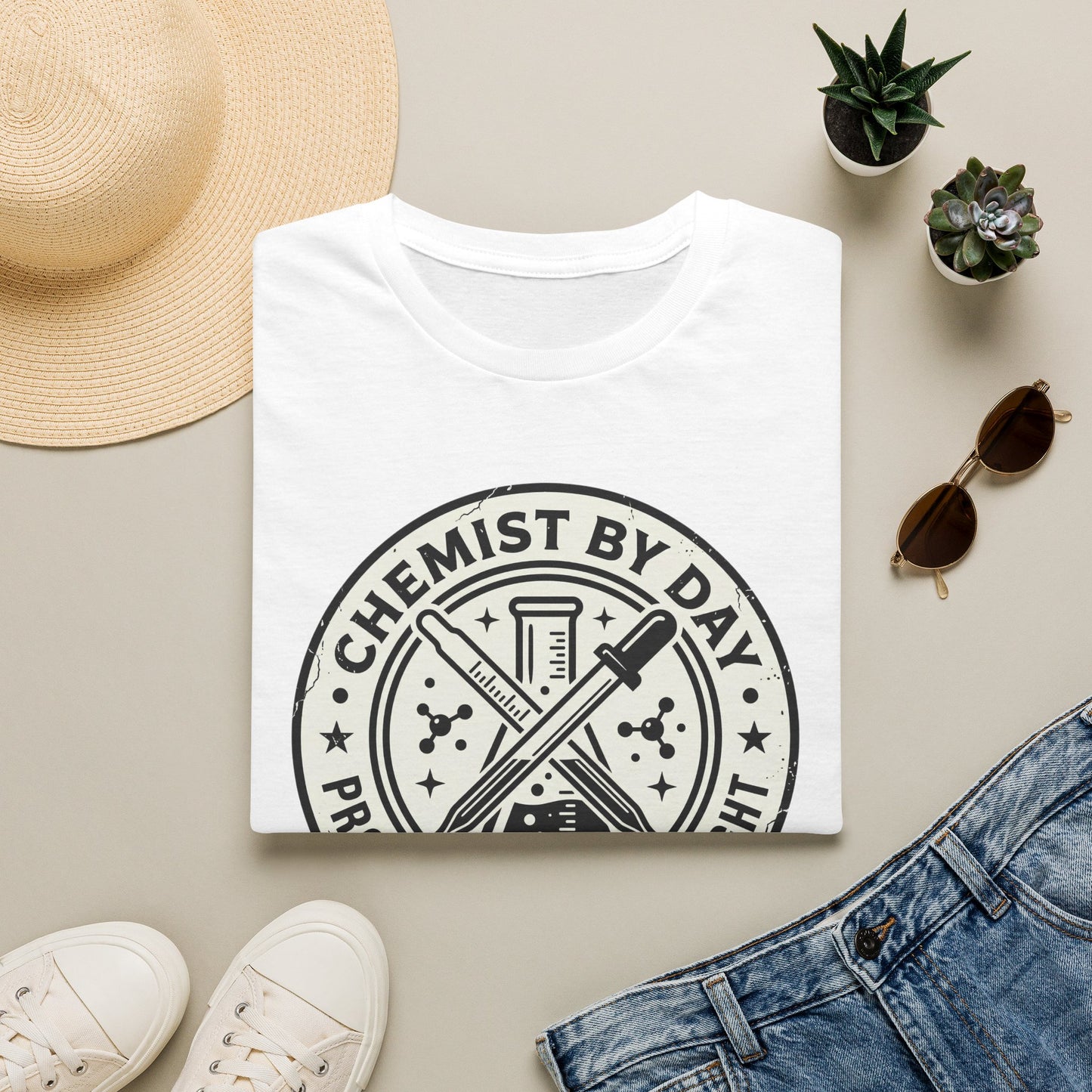 Chemist by Day - Chemistry T-Shirt