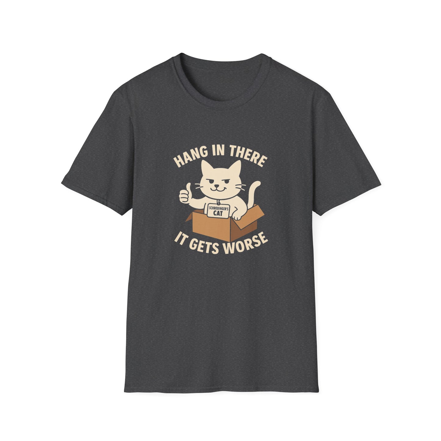 "Hang in There" Cat Unisex T-Shirt