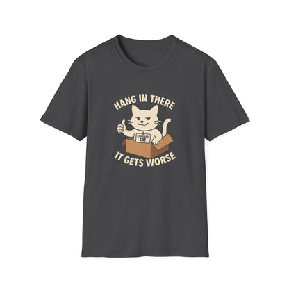 "Hang in There" Cat Unisex T-Shirt