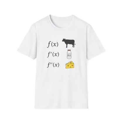 F Of Cow F Of Cheese - Math Humor T-Shirt