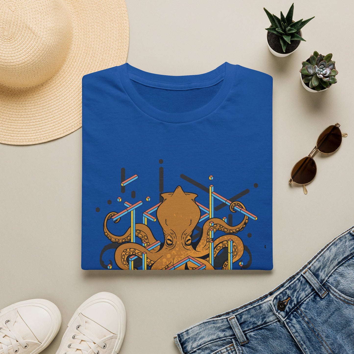Geometry Never Looked So Tentacular - Math T-Shirt