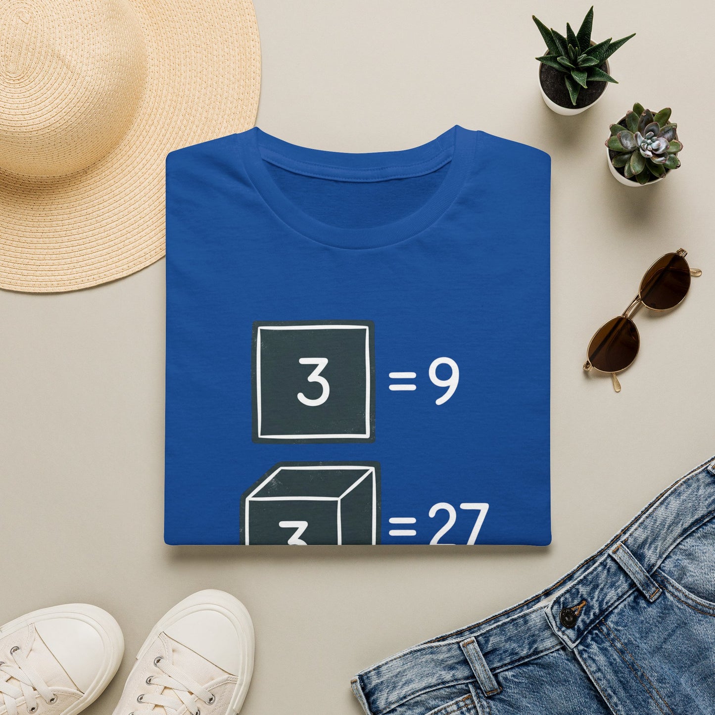 3² Or 3³ - Math Humor T-Shirt