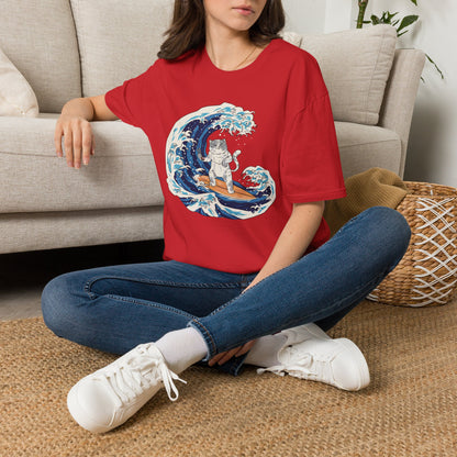 Riding The Wave Of Good Taste - Cat Science T-Shirt