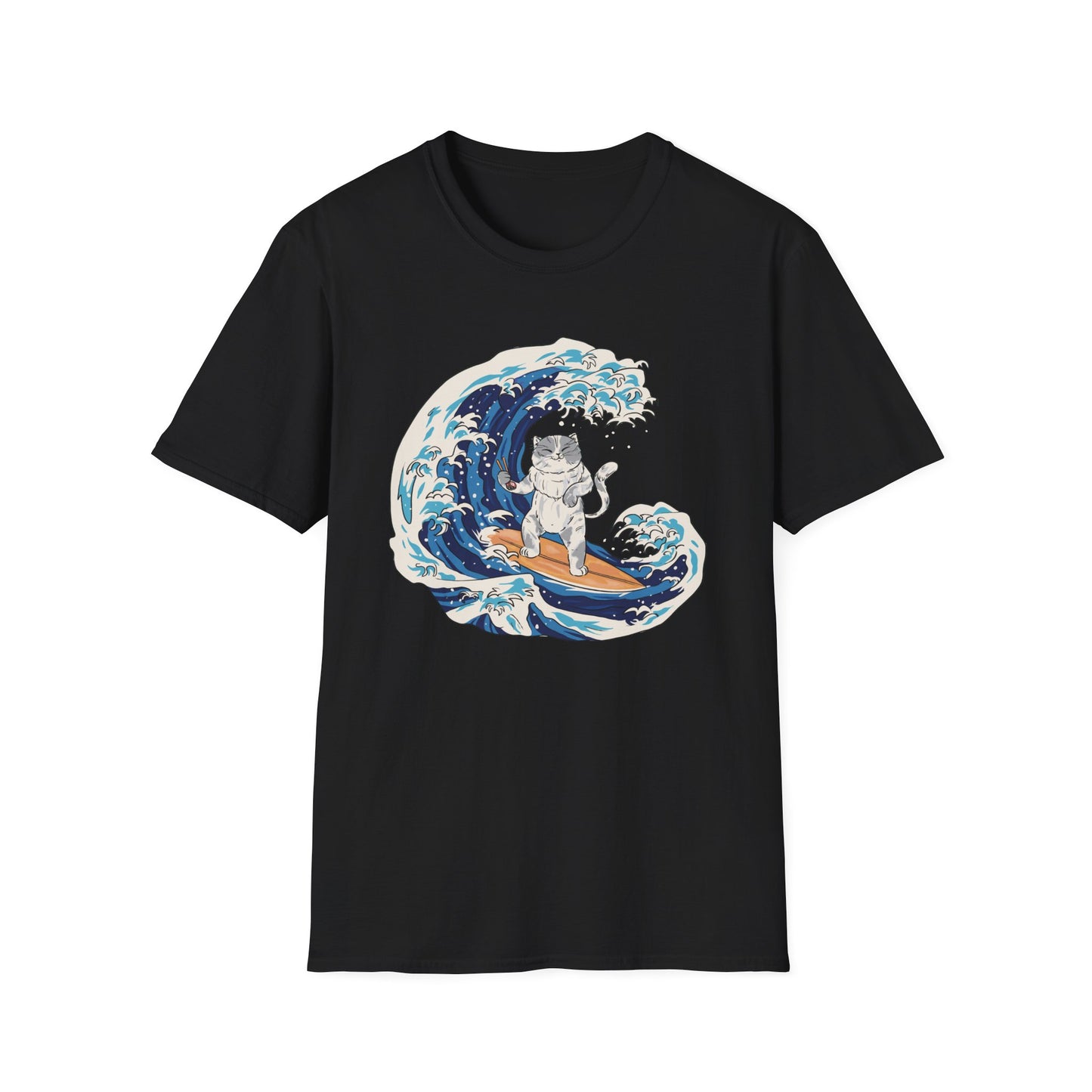 Riding The Wave Of Good Taste - Cat Science T-Shirt