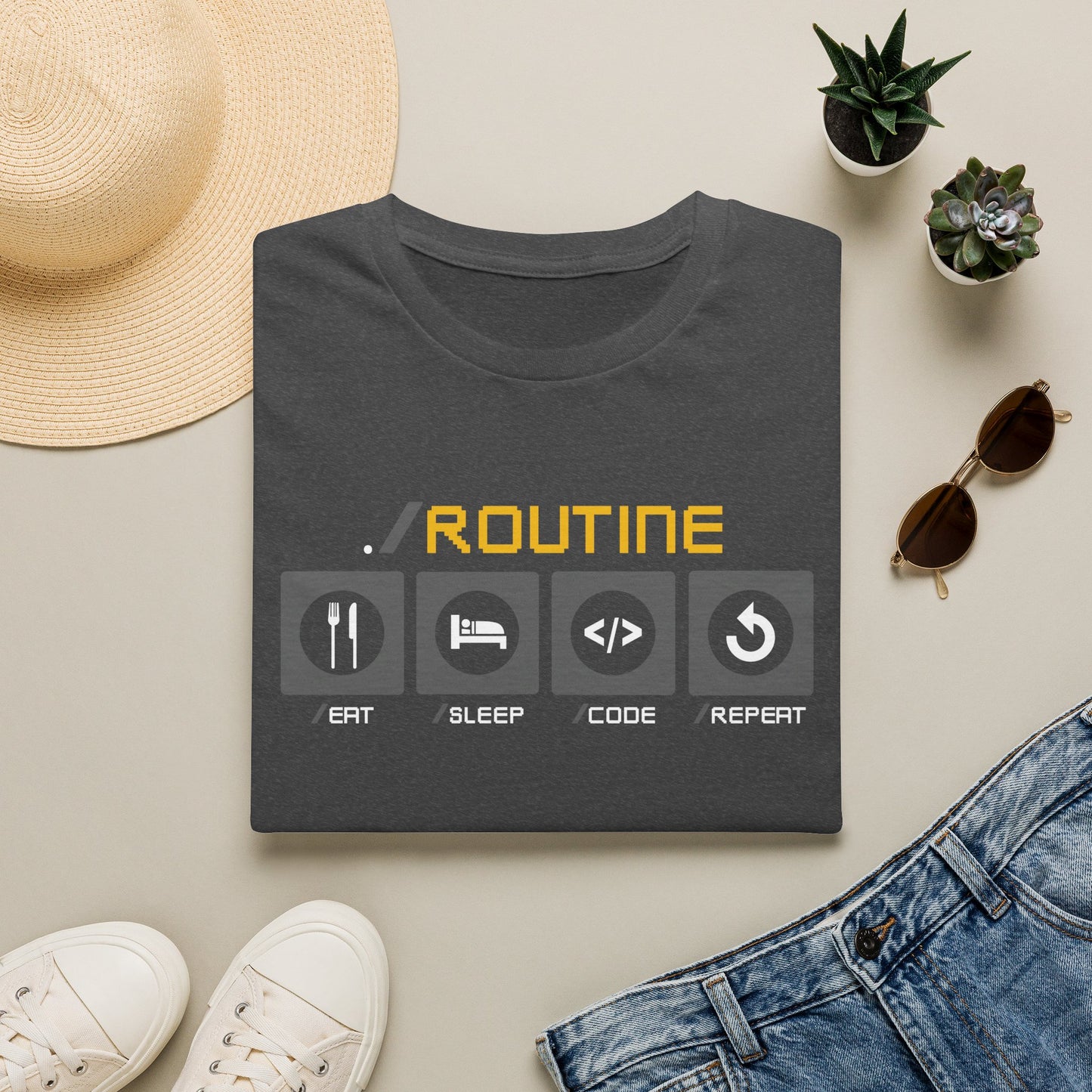 Eat. Sleep. Code. Repeat - Programmer T-Shirt