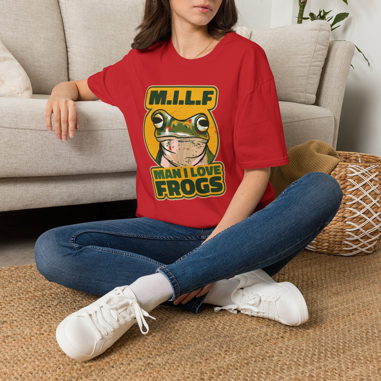 Man I Love Frogs - Biology T-Shirt
