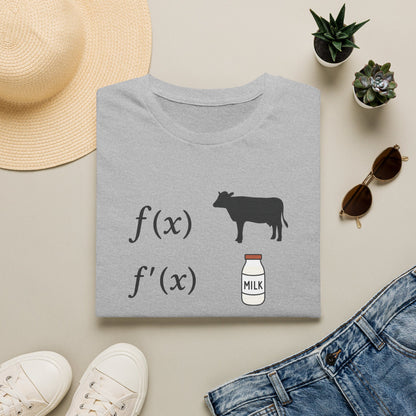 F Of Cow F Of Cheese - Math Humor T-Shirt