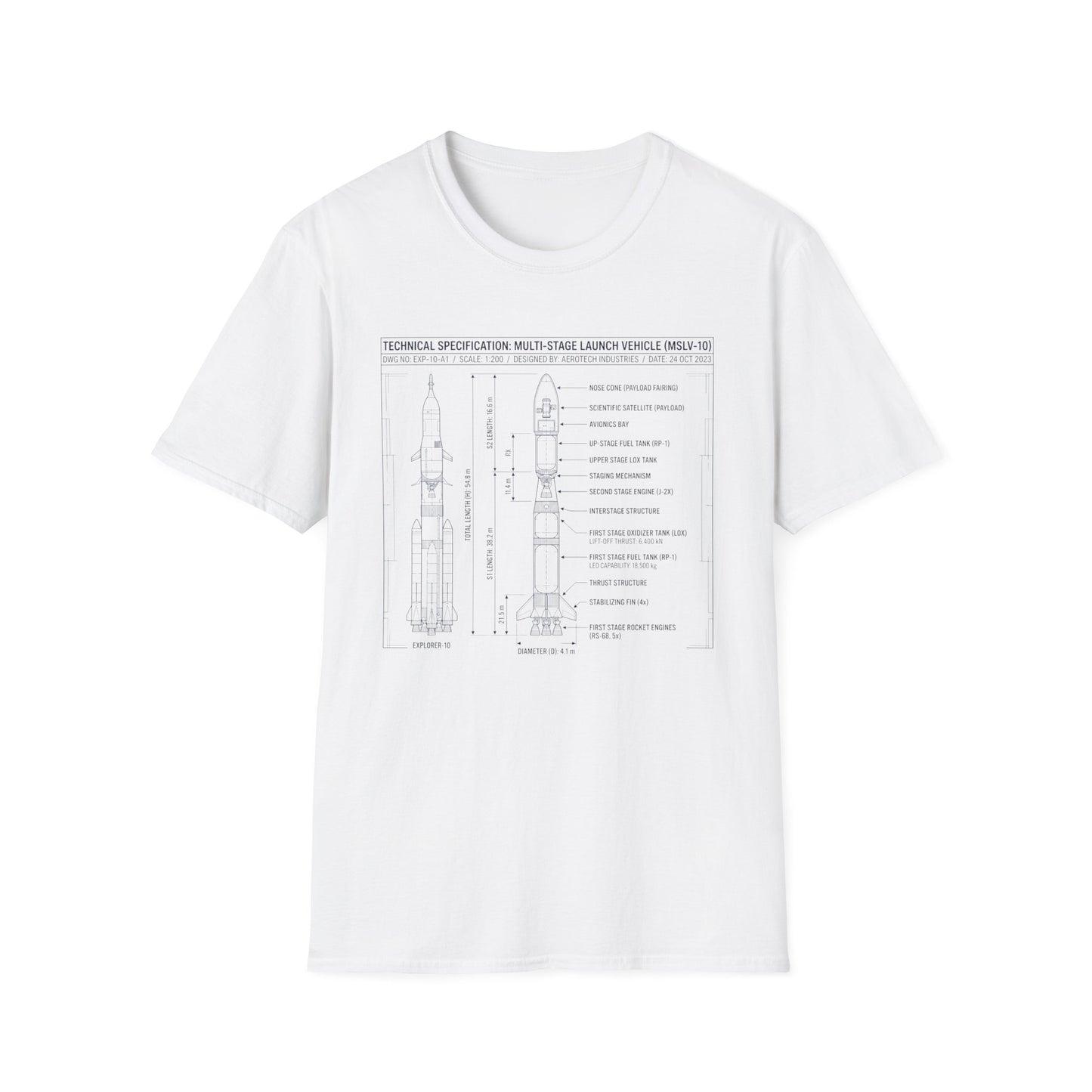 Launch Vehicle - Astronomy T-Shirt