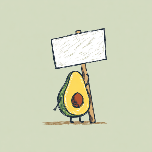 Avocado Number Design